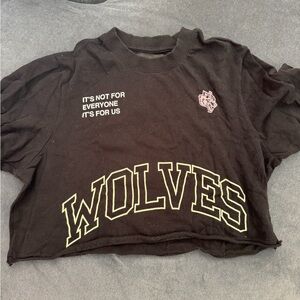 Darc Sport Black Wolves Crop Top